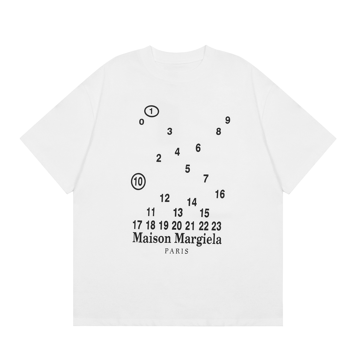 Тениска Maison Margiela. Бяла